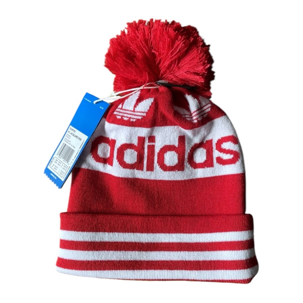 Adidas Originals AC Jacquard Pom Beanie NWT